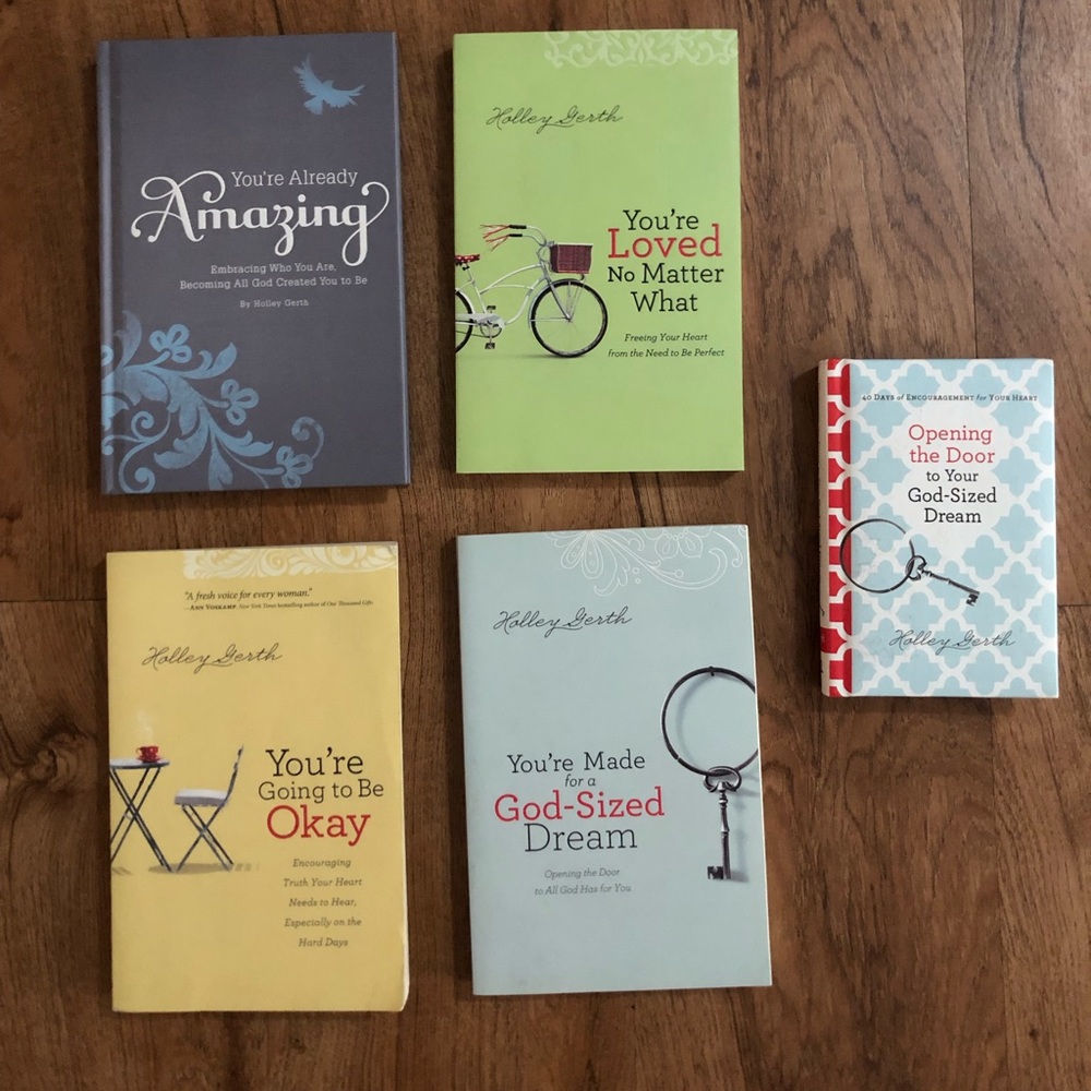 Lot of Holley Gerth Inspirational Books